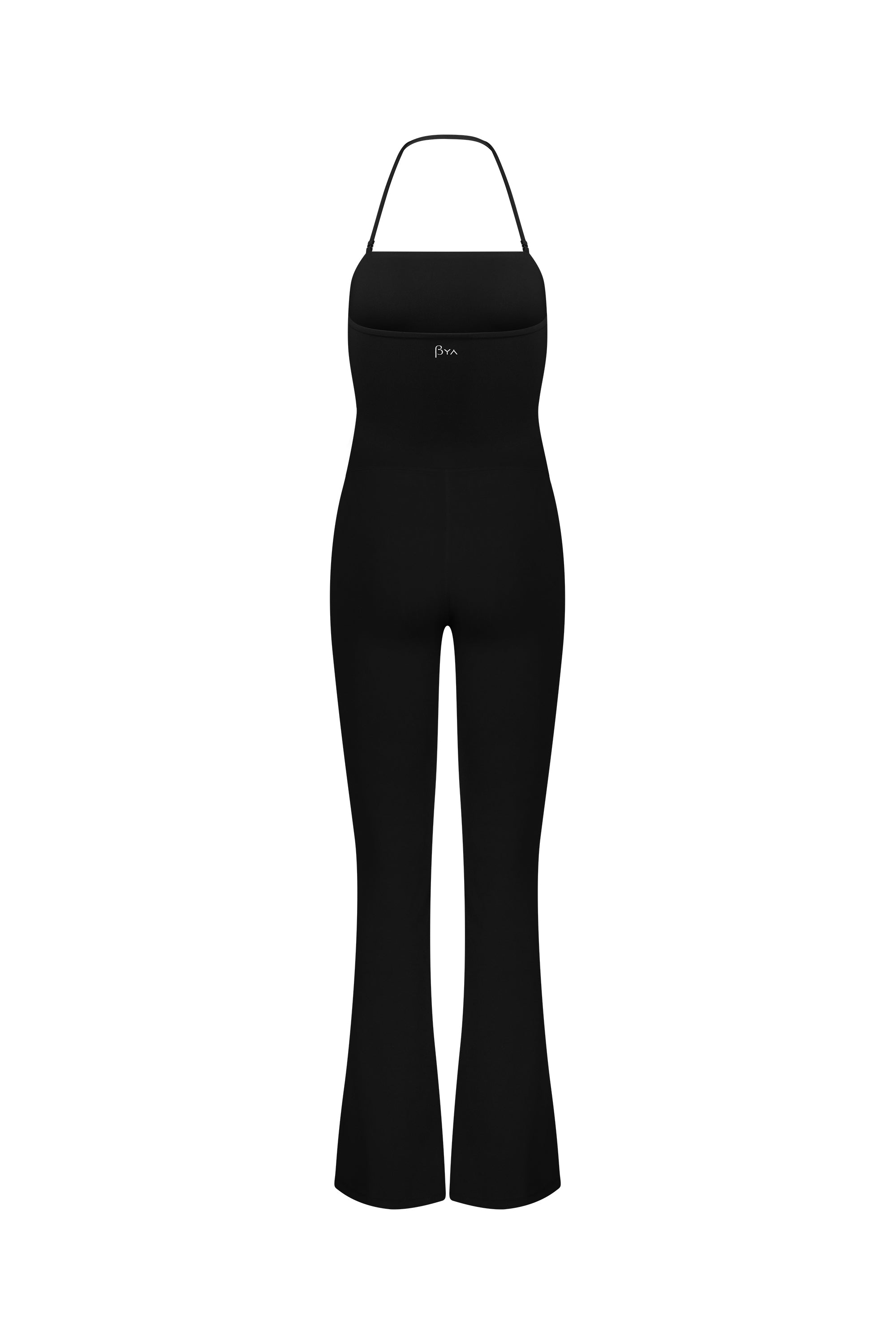 Sculpting Halter Flare Jumpsuit