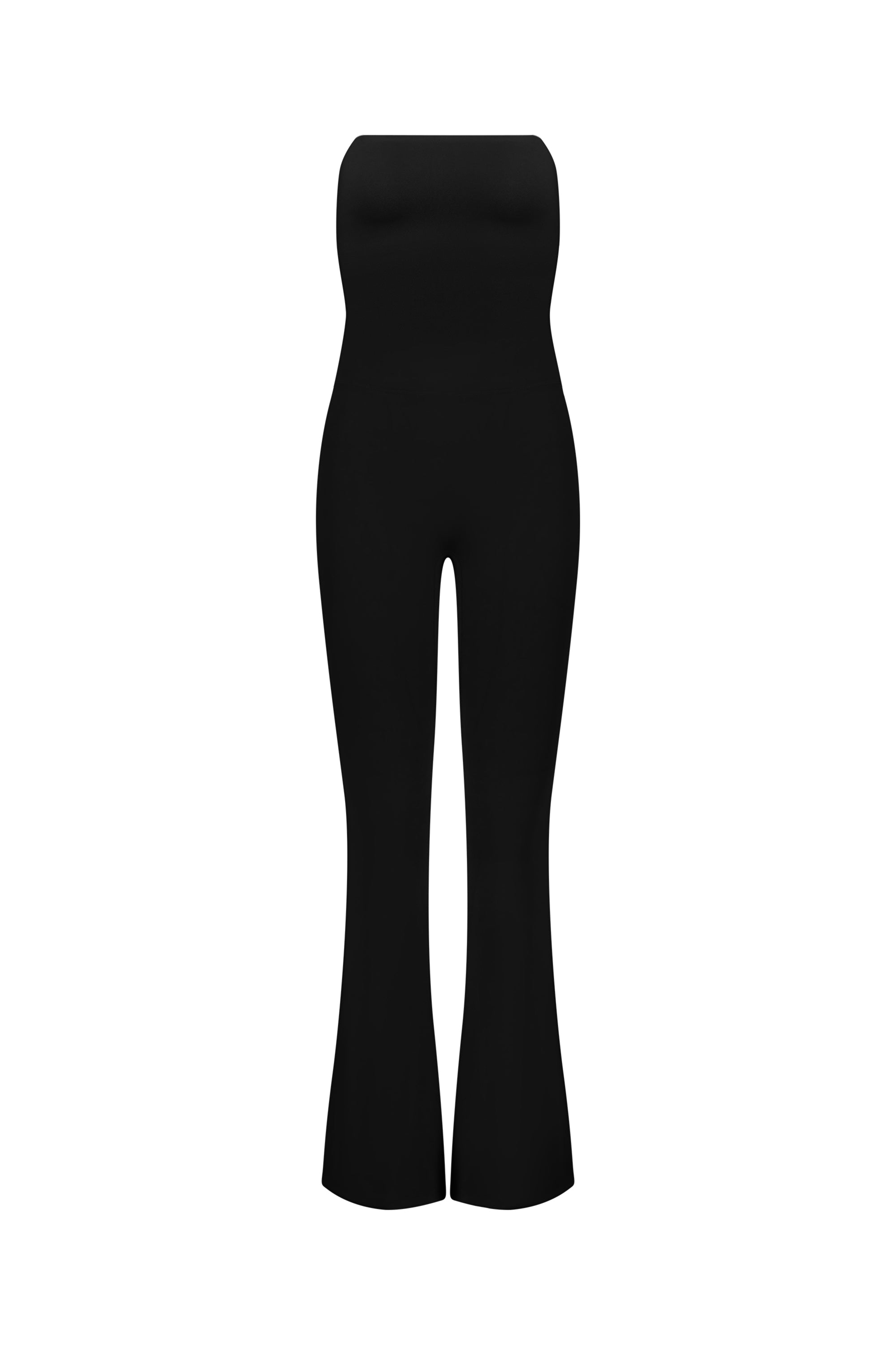 Sculpting Halter Flare Jumpsuit