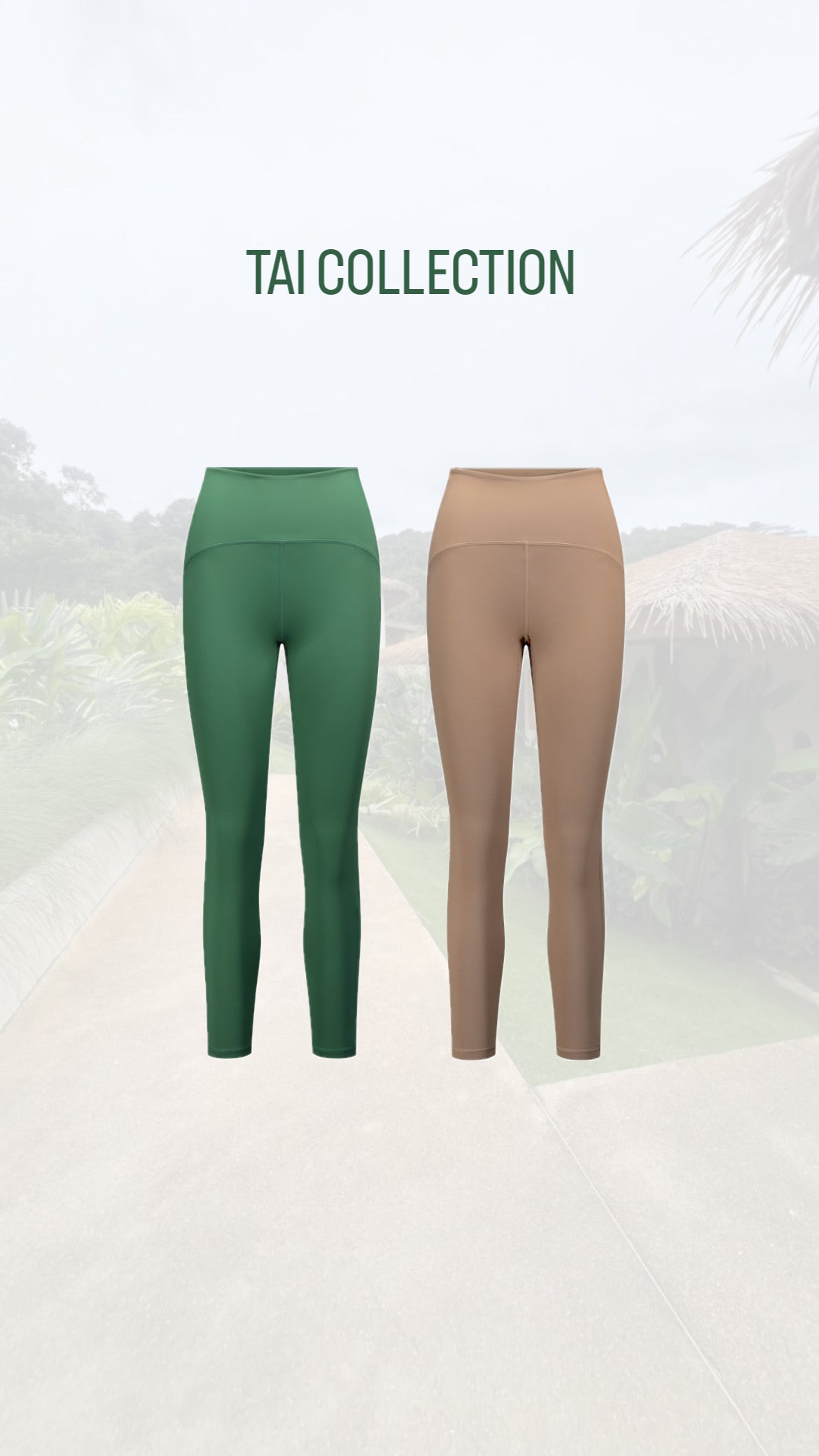 TAI GREEN LEGGINGS